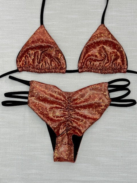 Copper Hologram Bikini