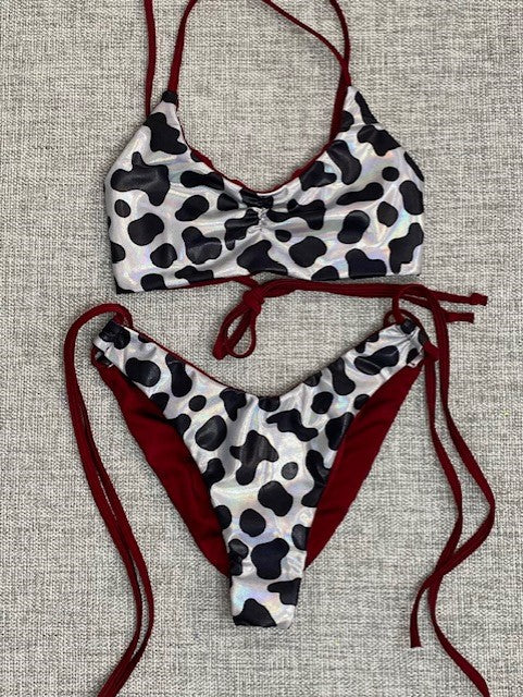 Cow Hologram Bikini