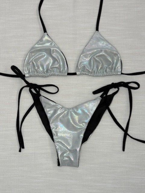 Iridescent Snake String Bikini