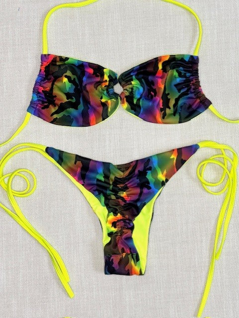 Rainbow Camo Bikini