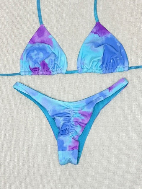 Aqua Tie Dye Bikini
