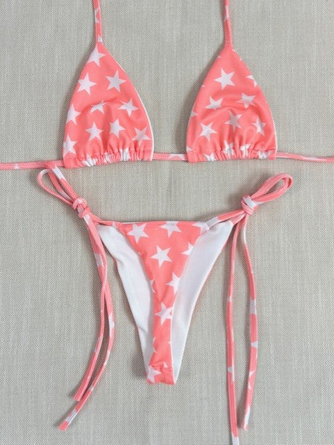 Peach Star Tanning Bikini