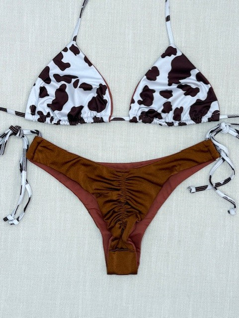 Copper Cow Tie Bikini